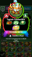 Captain Combustible's statistics