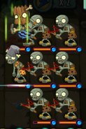 Mask Zombie using his active skill