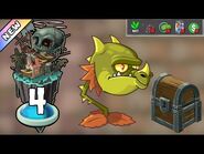 Plants vs Zombies 2 - Pirate Seas Day 4 -Plants Lvl 1 & No Premium-