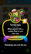 Cornucopia's statistics