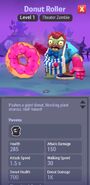 Donut Roller PvZ3 almanac