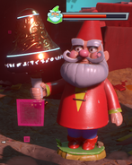 A Giga Gnome with its giant mushroom