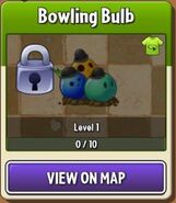 Bowling Bulb with there costume locked in the almanac