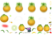 Pineapple's sprites