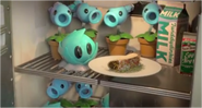 Snow Peas and an Iceberg Lettuce in the official trailer of Plants vs. Zombies 2