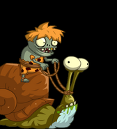 Imp on a snail in Plants vs. Zombies: All Stars