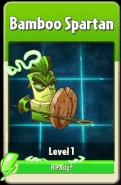 Bamboo Spartan's animation when he's ready to level up (animated)