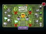 Electric Peashooter in an advertisement of Mulch Madness Semifinals