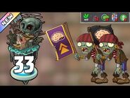 Plants vs Zombies 2 - Pirate Seas Day 33 -Plants Lvl 1 & No Premium-