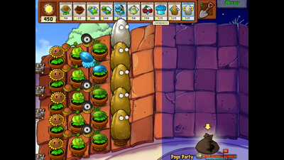 Working Strategy 20 with all optional plants with the  background (right)