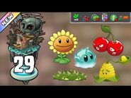 Plants vs Zombies 2 - Pirate Seas Day 29 -Plants Lvl 1 & No Premium-