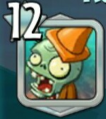 Conehead as a profile picture for a Rank 12 player