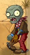 A Cowboy Zombie without the cowboy hat