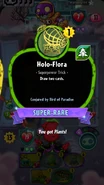 Holo-Flora's statistics after being Conjuired by Bird of Paradise