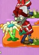 Feastivus Buckethead Zombie's first degrade