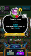 Cosmic Bean's statistics