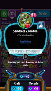 Snorkel Zombie's statistics