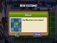 Unlock Blover's costume