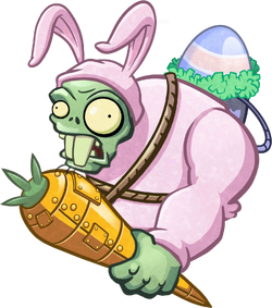 Zombies Wiki - Plants Vs Zombies Heroes Hippity Hop Gargantuar, HD