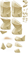 Stone slab sprites