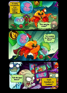 The first comic strip with the theme of Citron in the mission "Code Orange! Citron Invades!"