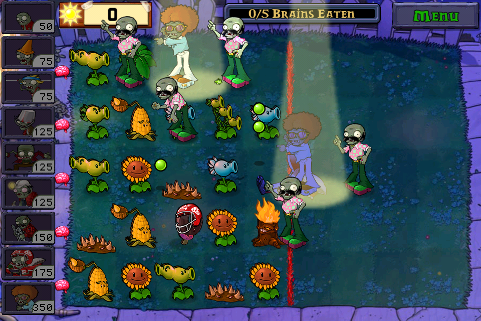 main menu image - Plants vs Zombies - IO Series mod for Plants Vs