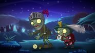 Knight Zombie along with the Announcer Imp in the Dark Ages trailer (note that it haves a bone sticking out of its arm)
