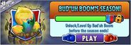 Bud'uh Boom in an advertisement for Bud'uh Boom's Season in Arena