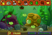 A fully populated Aquarium Garden (iOS version)