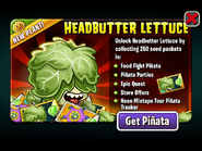 Headbutter Lettuce in an advertisement