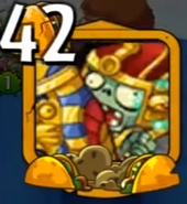 Undying Pharaoh as the profile picture for a Rank 42 player