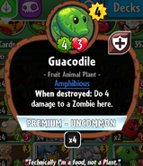 Guacodile's statistics