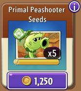 Primal Peashooter's seeds in the store (10.6.2)