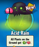 The player receiving Acid Rain from a Premium Pack