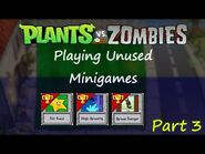 Plants Vs Zombies Unused Minigames (Part 3)
