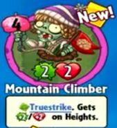 The player receiving Mountain Climber from a Premium Pack