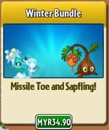 Sap-fling in the Winter Bundle along with Missile Toe