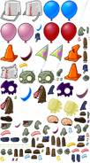 Birthdayz Zombie and his variants' sprites