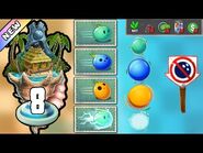 Plants vs Zombies 2 - Big Wave Beach Day 8 -Plants Lvl 1 & No Premium-