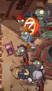 Cowboy Rally Zombie in the seed selection screen