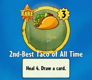 The player receiving 2nd-Best Taco of All Time from a Premium Pack