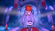 Disco Chomper in front of Yeti King