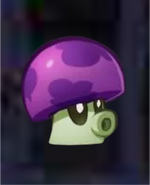 HD Puff-Shroom on background