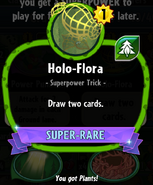 Holo-Flora's statistics