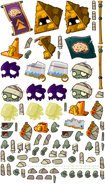 Mummy Zombie's sprites and assets