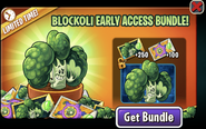 Blockoli in an advertisement for Blockoli's Early Access Bundle
