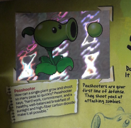 Peashooter in Plants vs. Zombies: Sticker Album