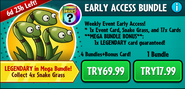 Snake Grass on the advertisement for the Early Access Bundle