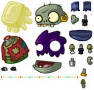 Imp Pirate Zombie's assets and sprites