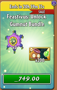 Gumnut's bundle in the new store (Promoted, Feastivus)